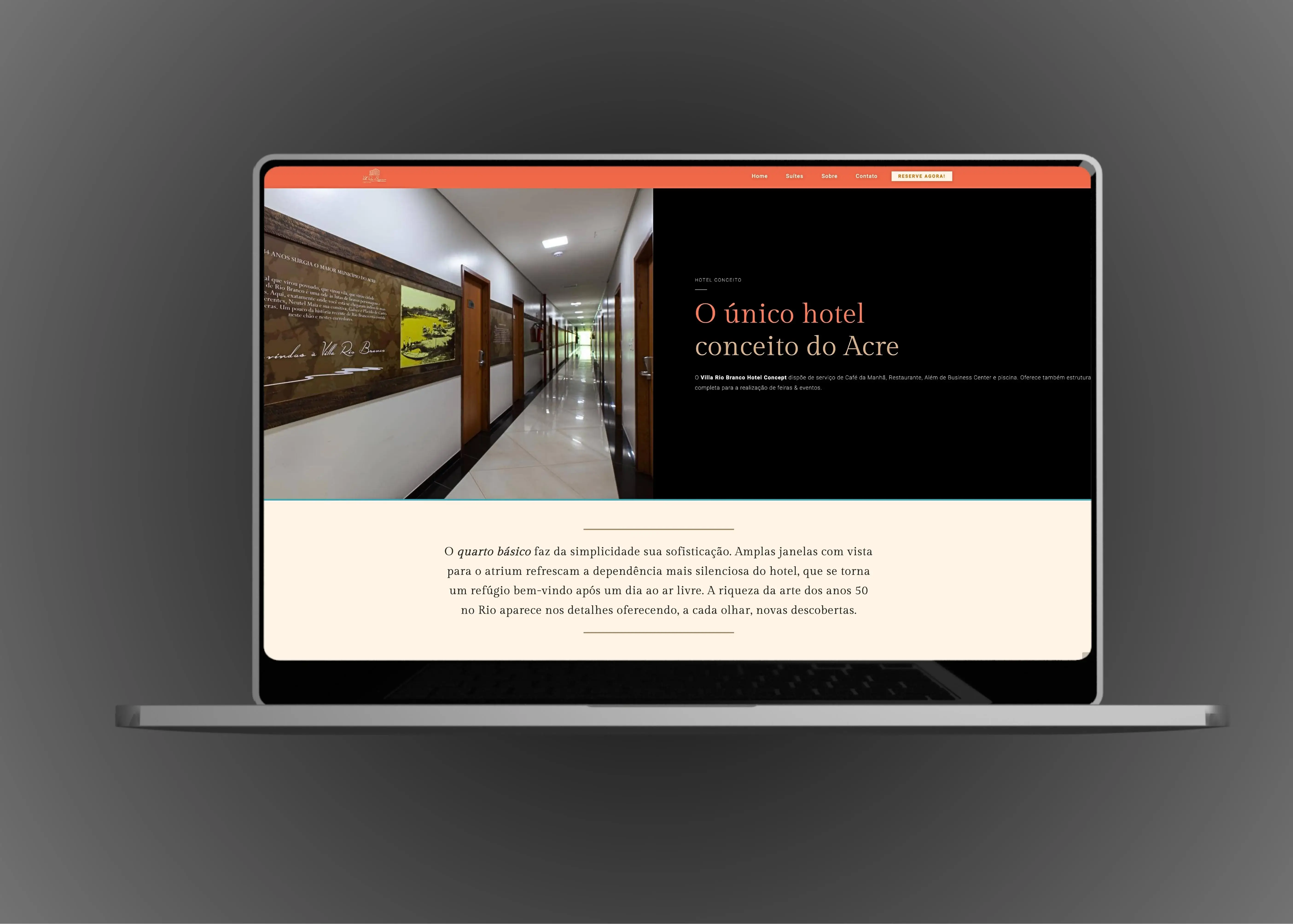 Análise profunda na história da empresa - site responsivo -Hotel vila Rio Branco - Produzido com carinho por Zellgo soluções criativas on line