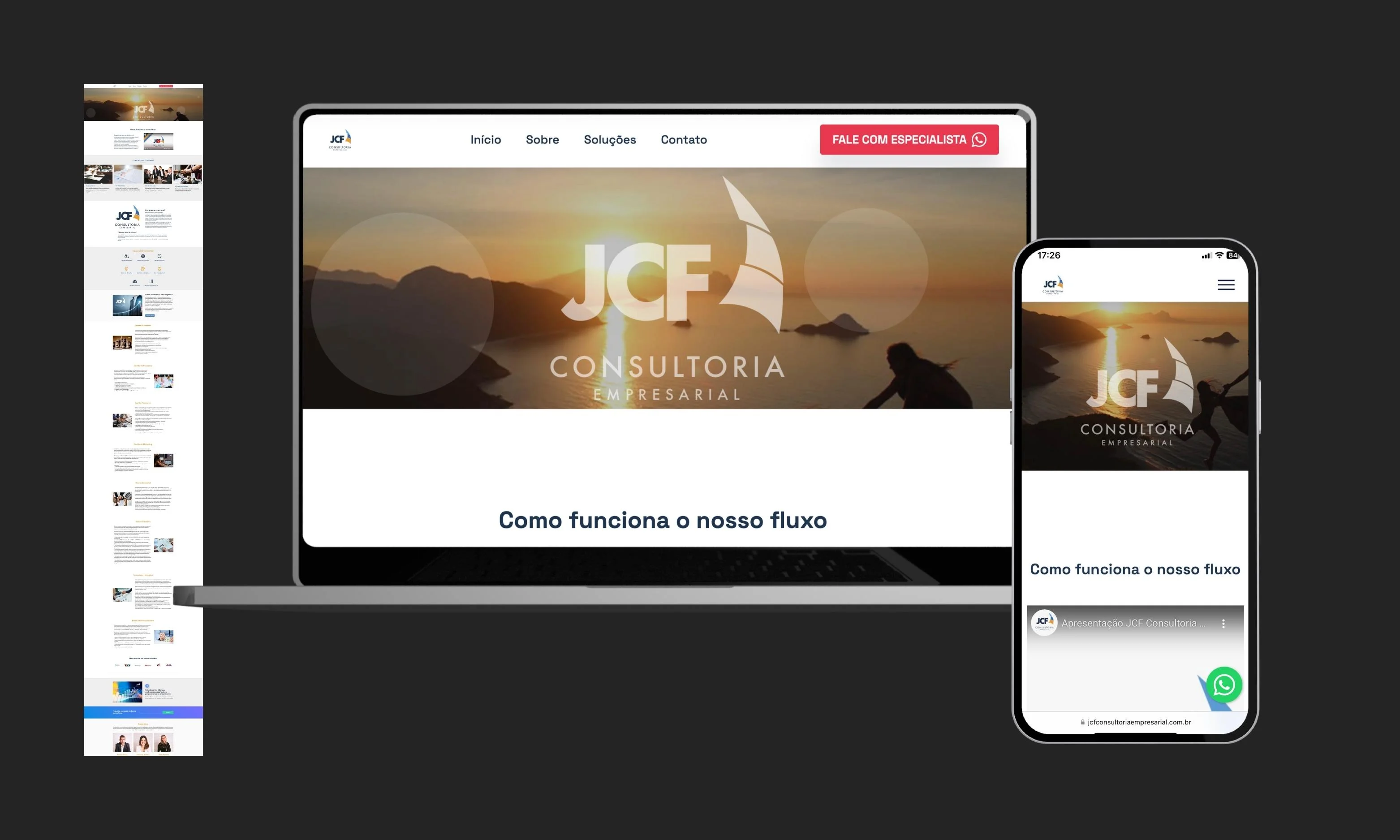 Case JCF - Website - Zellgo portfolio